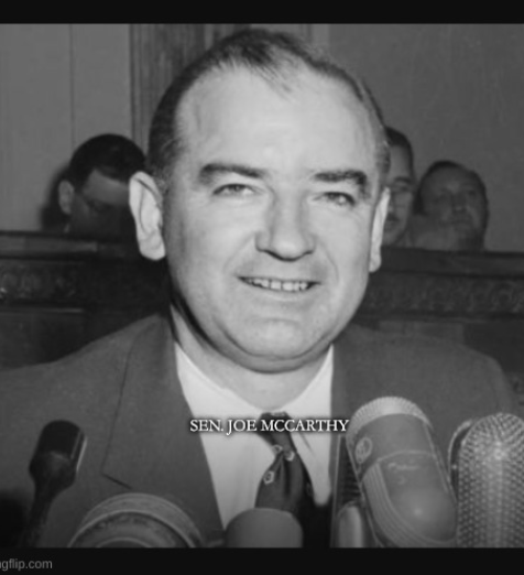 Sen. Joe McCarthy Blank Meme Template