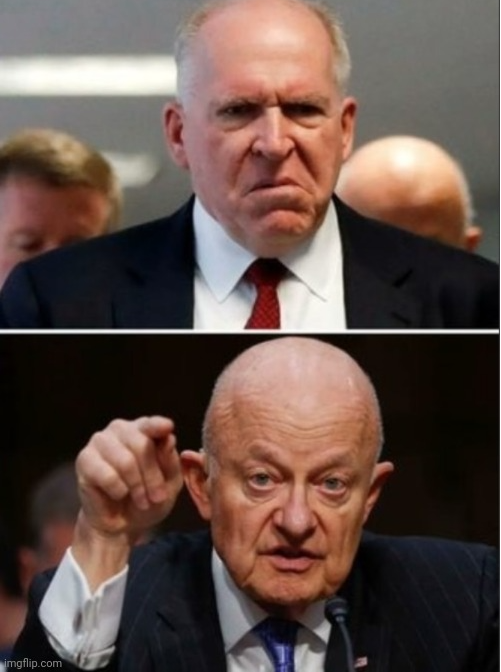 Bolton & Brennan CIA crooks Blank Meme Template
