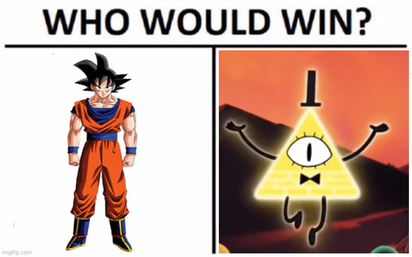 Goku vs Bill Cypher in full power | image tagged in memes,who would win | made w/ Imgflip meme maker