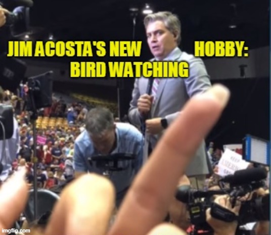 Jim Acosta's New Hobby | made w/ Imgflip meme maker