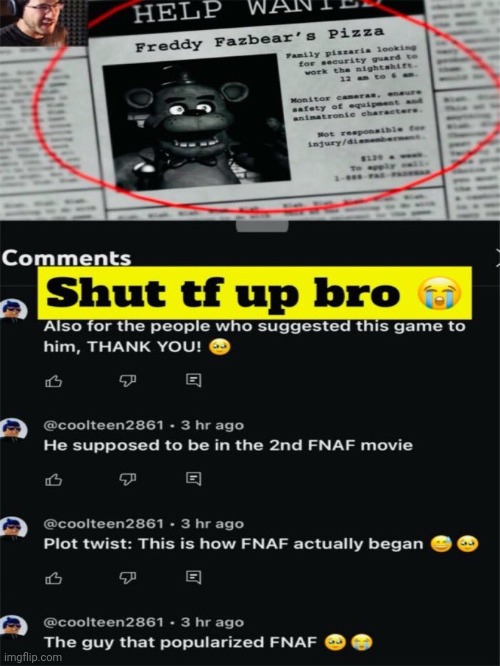 Shut tf up bro | image tagged in shut tf up bro | made w/ Imgflip meme maker