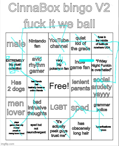 CinnaBox bingo 2 | image tagged in cinnabox bingo 2 | made w/ Imgflip meme maker