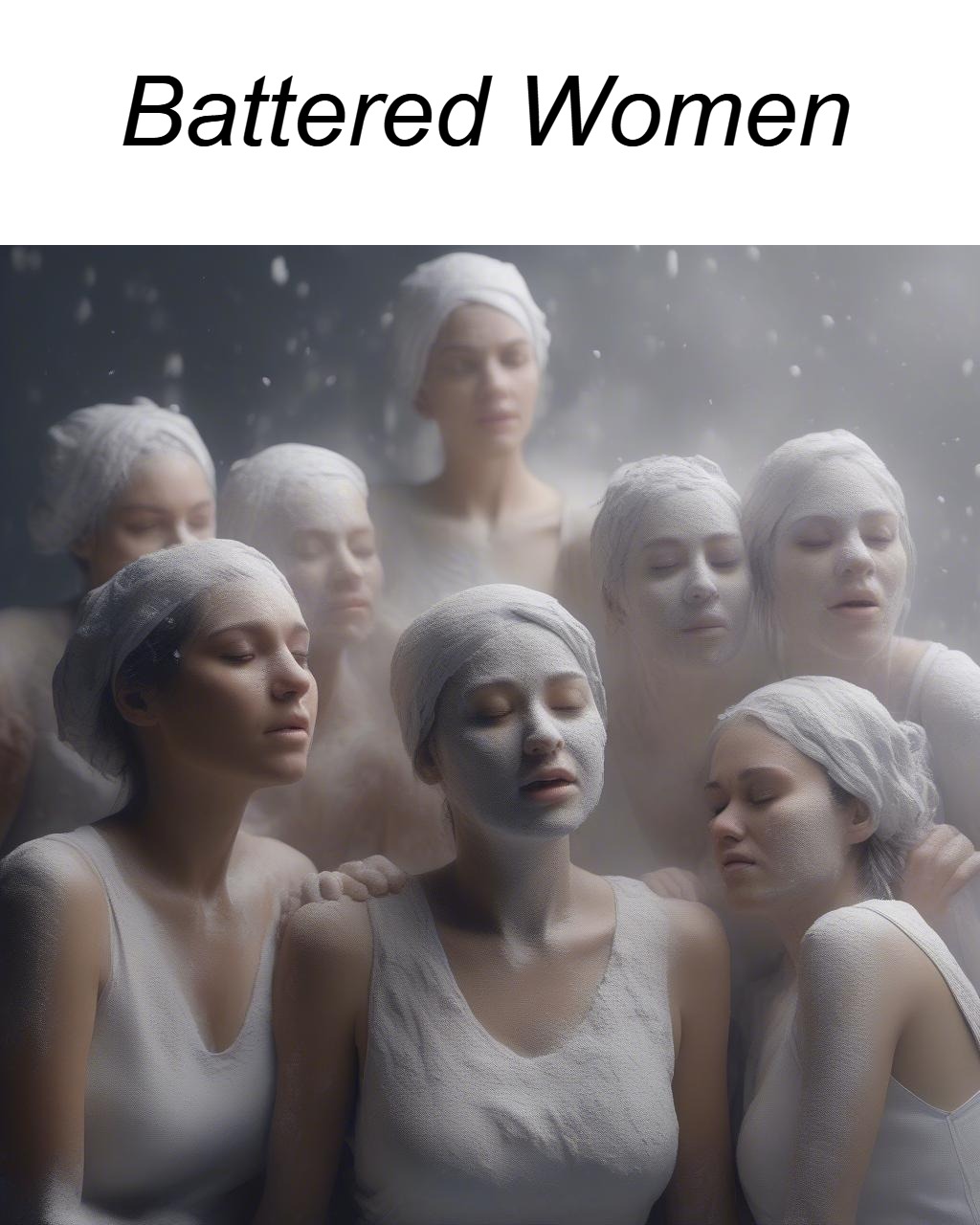 battered women | Battered Women | image tagged in battered women,kewlew | made w/ Imgflip meme maker