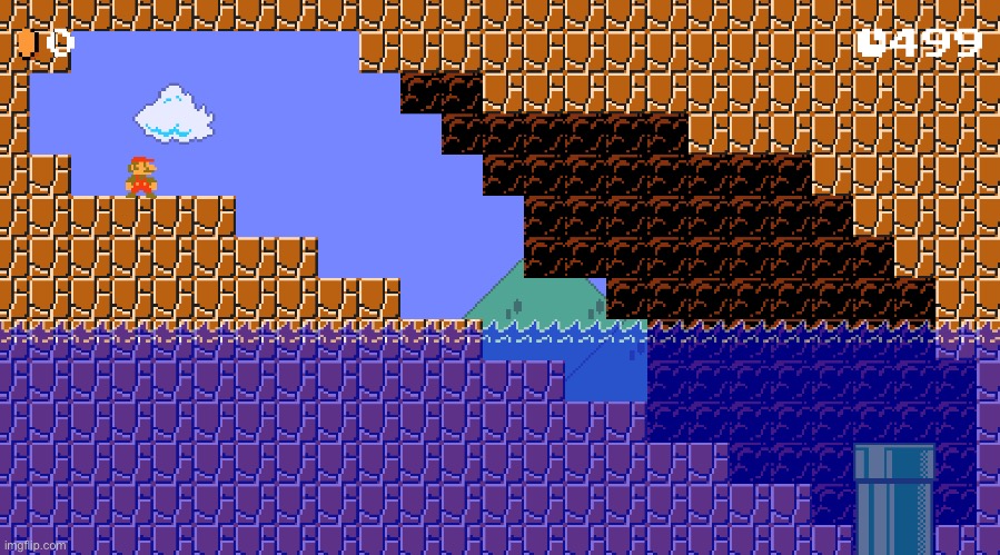 mario area i built, thoughts? | made w/ Imgflip meme maker
