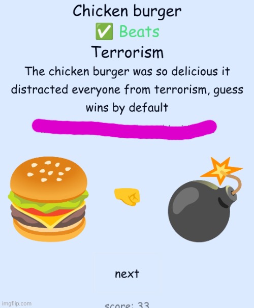 The one before this was the Twin Towers btw | image tagged in chicken burger,memes,msmg | made w/ Imgflip meme maker