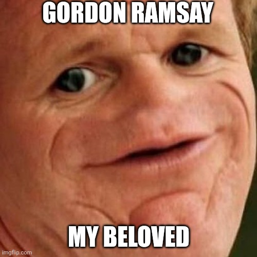 SOSIG | GORDON RAMSAY; MY BELOVED | image tagged in sosig | made w/ Imgflip meme maker