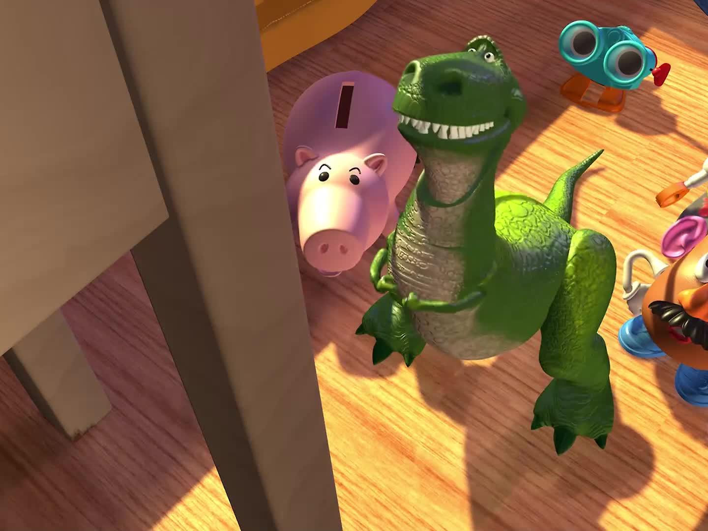 Rex Table Toy Story Blank Meme Template