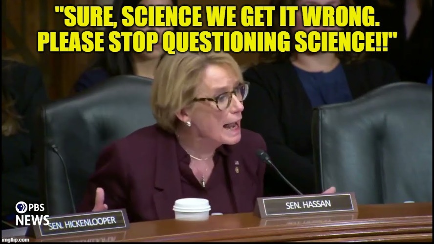 Some arguments make more sense than others | image tagged in senate,senators,maga,science,conspiracy theory,trump | made w/ Imgflip meme maker