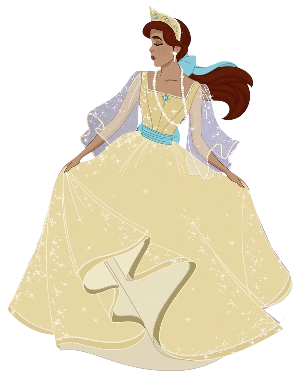 Anastasia Romanov - Anya Once Upon a December Blank Meme Template