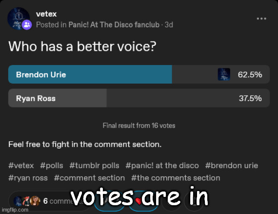 votes are in | image tagged in downvotes | made w/ Imgflip meme maker