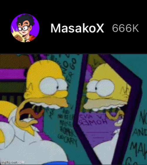 image tagged in homer simpson screaming at himself in mirror | made w/ Imgflip meme maker
