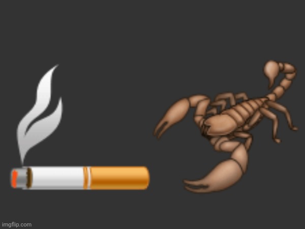 🚬🦂 | image tagged in emojis | made w/ Imgflip meme maker