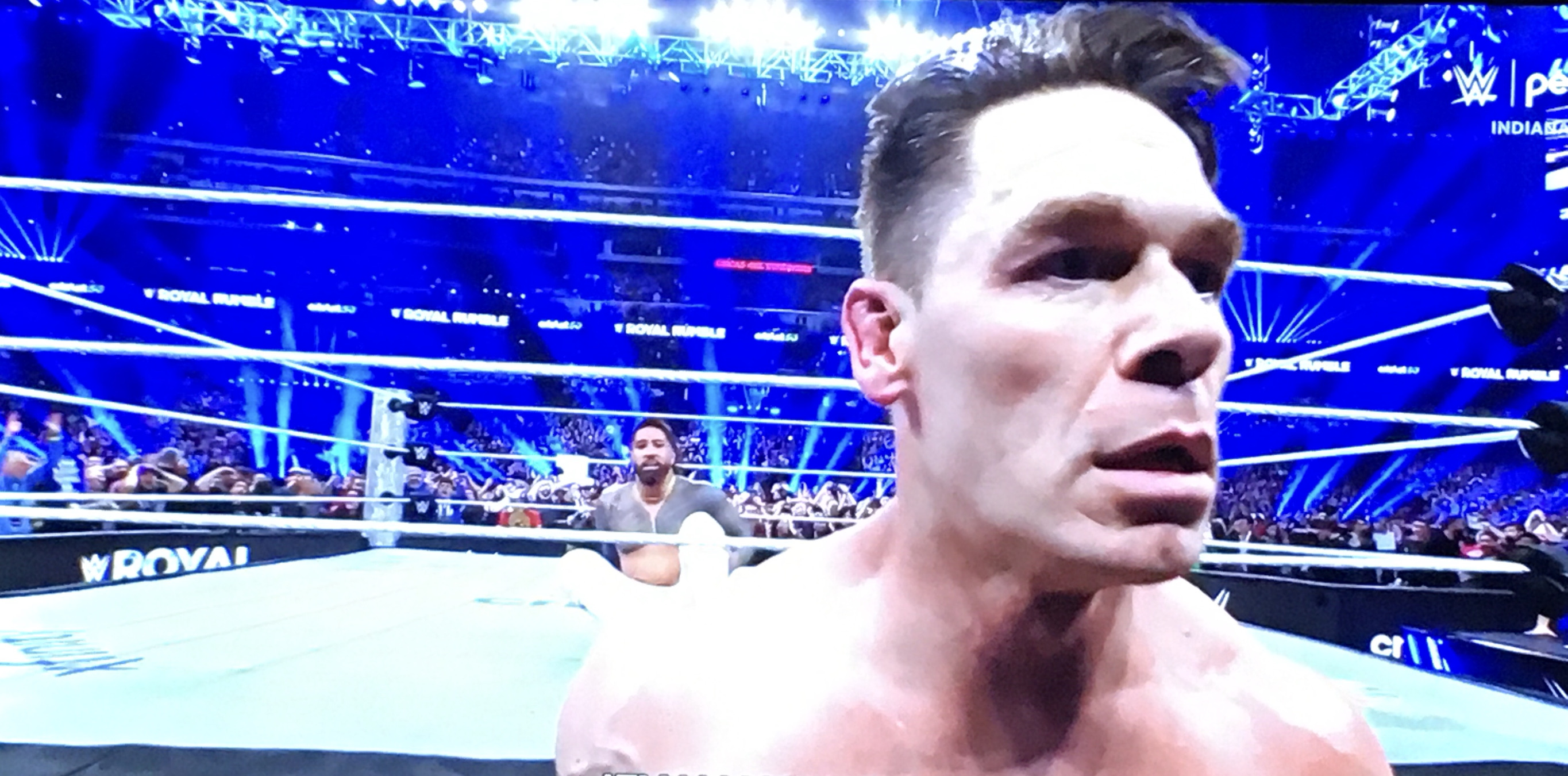 John Cena shocked Blank Meme Template