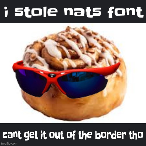 cool ass cinnamon bun | image tagged in cool ass cinnamon bun | made w/ Imgflip meme maker