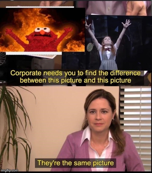 ride the cyclone-- ocean | image tagged in theater,off-broadway,elmo fire,they're the same picture | made w/ Imgflip meme maker