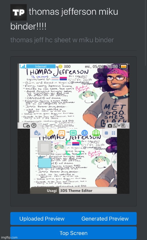 ts a 3ds theme ☠️☠️☠️ | made w/ Imgflip meme maker