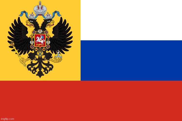 russian empire flag | image tagged in russian empire flag | made w/ Imgflip meme maker