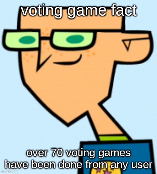 harold | voting game fact; over 70 voting games have been done from any user | image tagged in harold | made w/ Imgflip meme maker