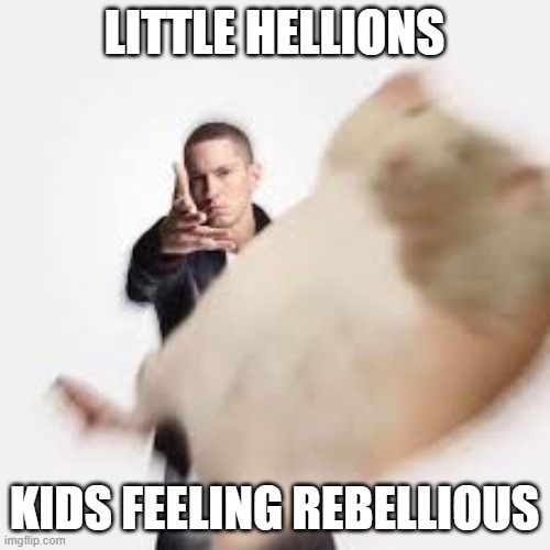 LITTLE HELLIONS KIDS FEELING REBELLIOUS | made w/ Imgflip meme maker