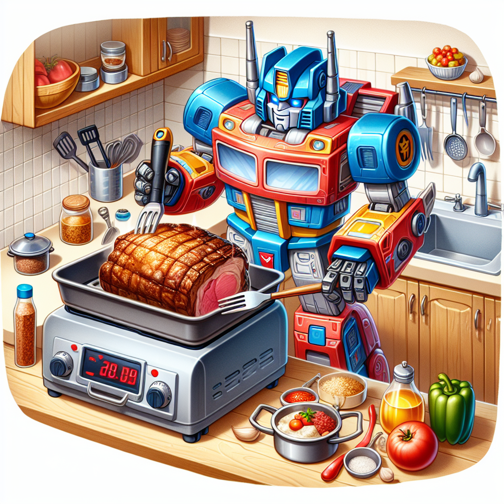 transformer cooking prime rib Blank Meme Template