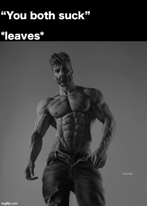 "You both suck" | image tagged in you both suck | made w/ Imgflip meme maker