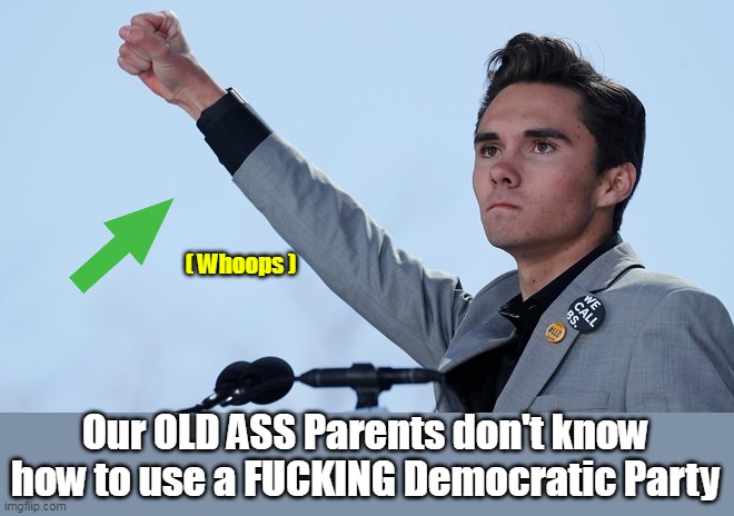 ( Whoops ) Our OLD ASS Parents don't know how to use a FUCKING Democratic Party | made w/ Imgflip meme maker