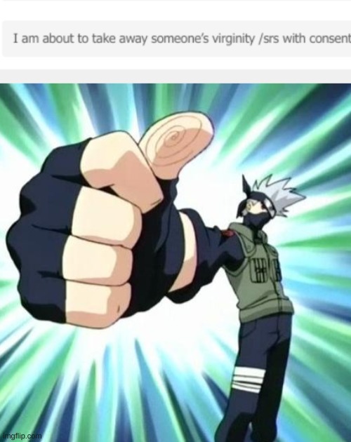 image tagged in thumbs up kakashi | made w/ Imgflip meme maker