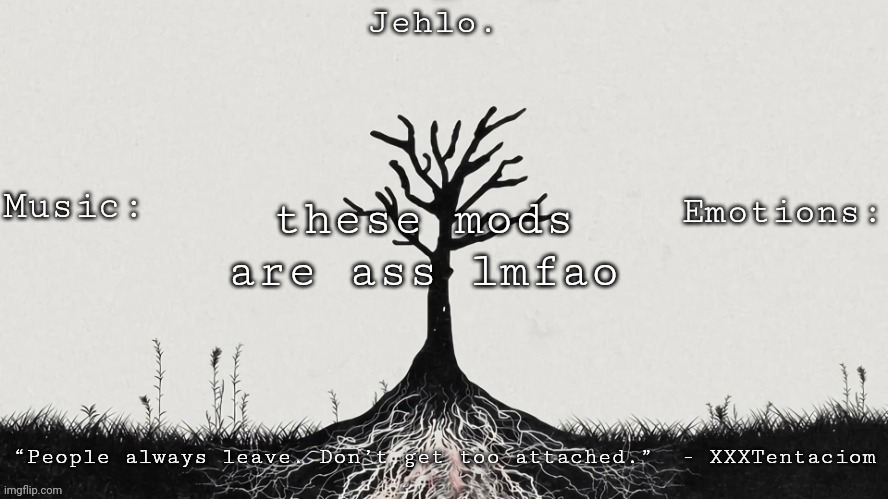 L abuse ngl | these mods are ass lmfao | image tagged in jehlo template | made w/ Imgflip meme maker