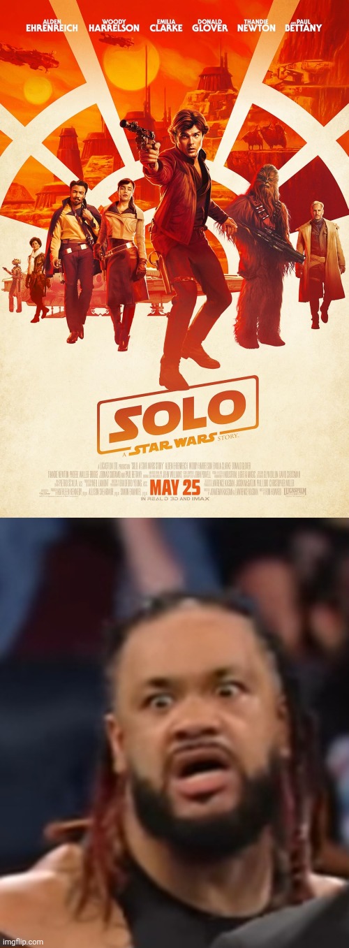 I <3 U SOLO! | image tagged in memes,solo sikoa,jacob fatu,solo a star wars story,solo,i love you solo | made w/ Imgflip meme maker