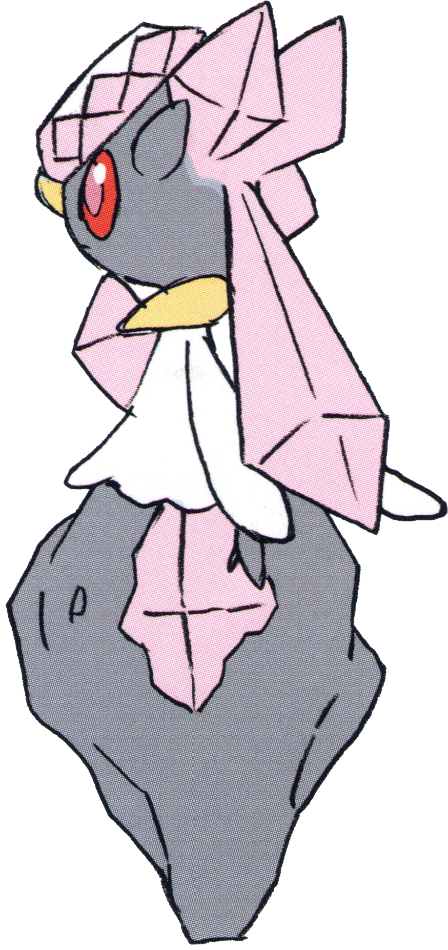 Diancie (Side View) Blank Meme Template