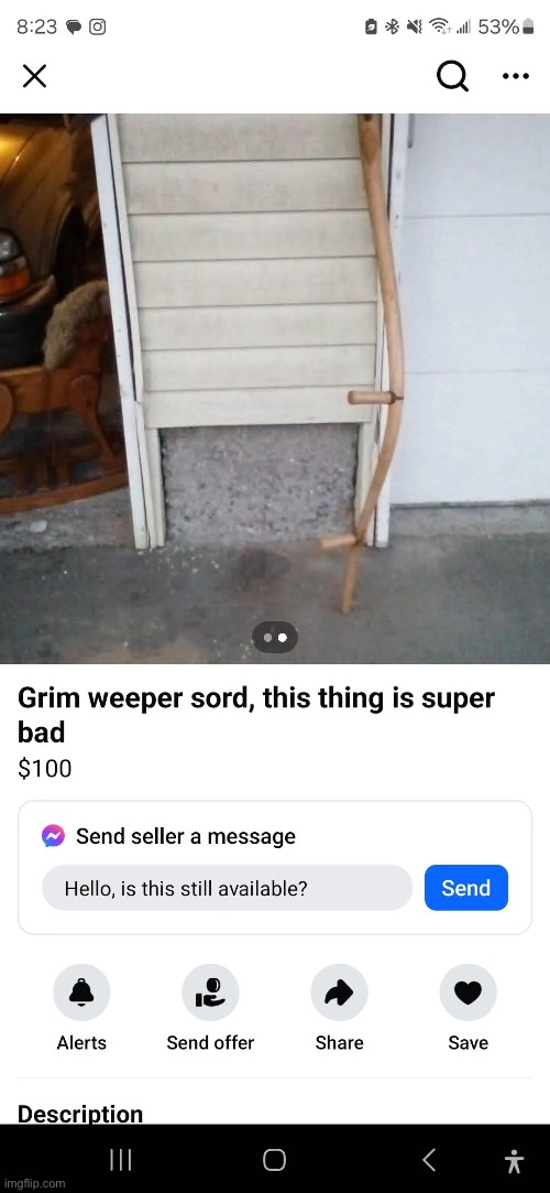 Grim weeper | made w/ Imgflip meme maker