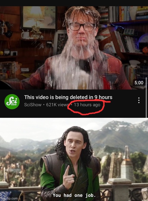 Idk who this guy is but he just popped up in my yt homepage | image tagged in you had one job just the one,youtube,memes | made w/ Imgflip meme maker