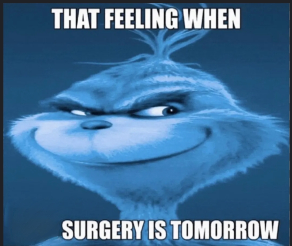 Blue grinch insert surgery Blank Meme Template