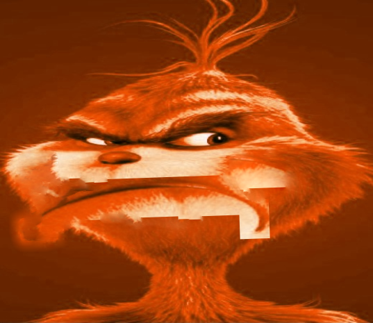 Red Grinch Blank Meme Template