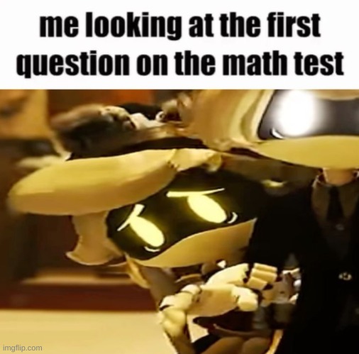 I'm sorry, I thought you said algebra wasn't in this test? | made w/ Imgflip meme maker