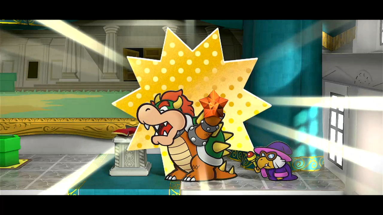 Bowser Holding Crystal Star Blank Meme Template