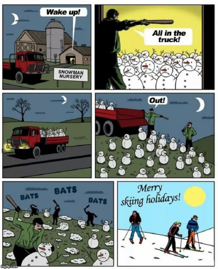 How they do ski slopes | image tagged in comics/cartoons | made w/ Imgflip meme maker