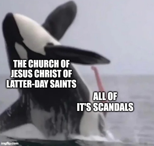 LDS Scandals | THE CHURCH OF JESUS CHRIST OF LATTER-DAY SAINTS; ALL OF IT'S SCANDALS | image tagged in mormon,mormons,lds,scandal,trouble | made w/ Imgflip meme maker