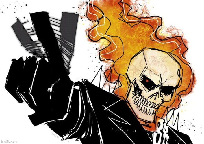 Ghost Rider Nuh uh uh | image tagged in ghost rider nuh uh uh | made w/ Imgflip meme maker