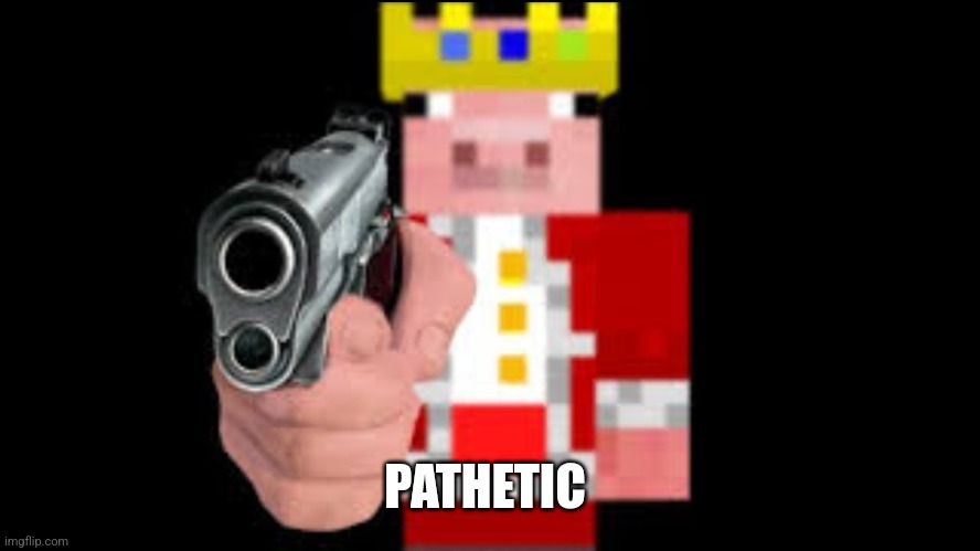 TECHNOBLADE | PATHETIC | image tagged in technoblade | made w/ Imgflip meme maker