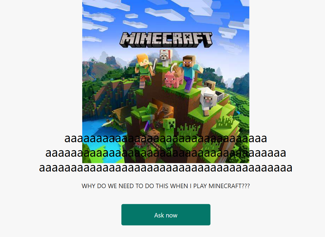 Now Why Is It Playing Minecraft?!?!?!?!?!??!?!!?! Blank Meme Template