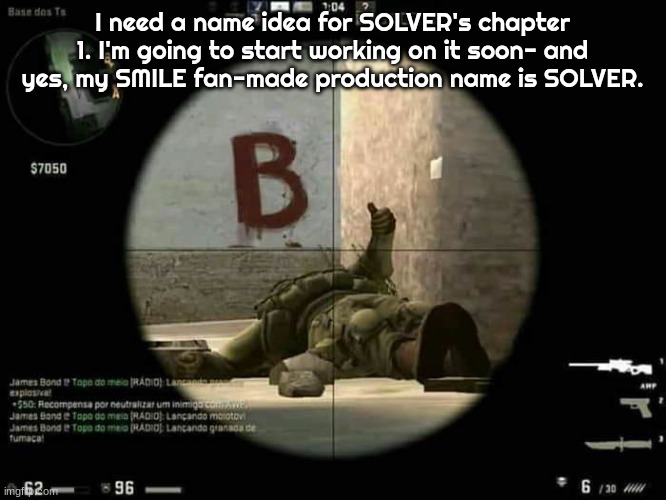 Zonig temp :thumbs up: | I need a name idea for SOLVER's chapter 1. I'm going to start working on it soon- and yes, my SMILE fan-made production name is SOLVER. | image tagged in zonig temp thumbs up | made w/ Imgflip meme maker