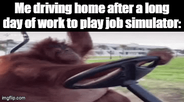 orangutan driving a golf cart - Imgflip