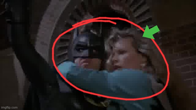 Rescuing the Girl - Batman (1989) | image tagged in batman,girl,80s,nostalgia,dc comics,warner bros discovery | made w/ Imgflip meme maker