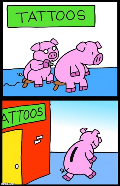 Tattoo | image tagged in comics | made w/ Imgflip meme maker