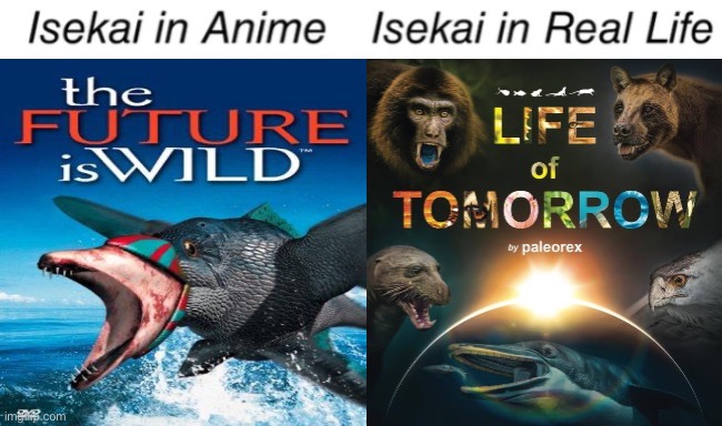 Replacing Cringe Anime Memes with Speculative Evolution | image tagged in memes,anime meme,funny memes,lol,humor,shitpost | made w/ Imgflip meme maker