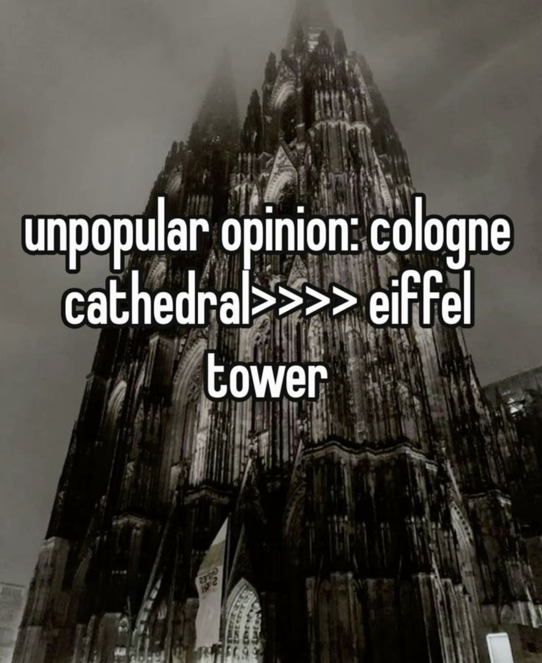 French Architecture Opinion. Blank Meme Template