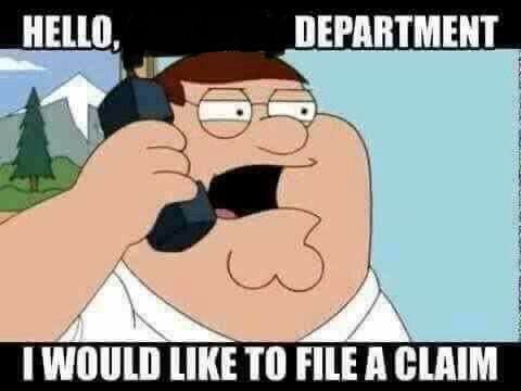 Peter Griffin File A Claim Blank Meme Template