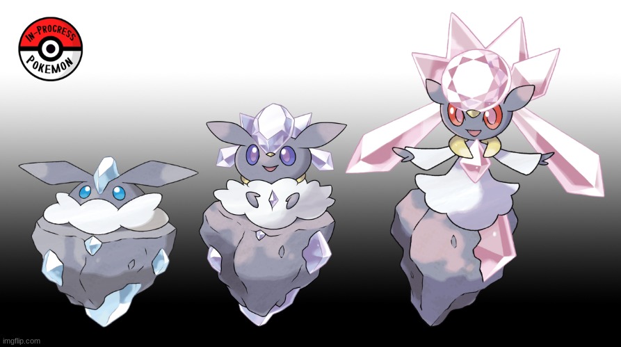 If Diancie had an evolution (Made by In-Progress Pokemon) | made w/ Imgflip meme maker