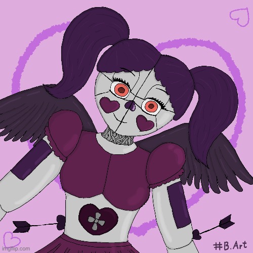 Heartsick Baby | image tagged in fnaf,heart,sick,baby,digital art | made w/ Imgflip meme maker